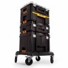 Wieża TSTAK - zestaw 4 skrzyń DeWALT DWST1-81048  + platforma jezdna